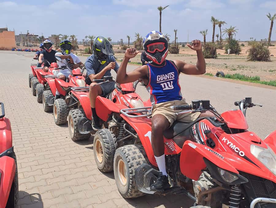 Marrakech: Guided Quad Bike and Camel Ride Tour with Tea - Quick Quad Training, Helmets and Goggles, and Real Beginner Support