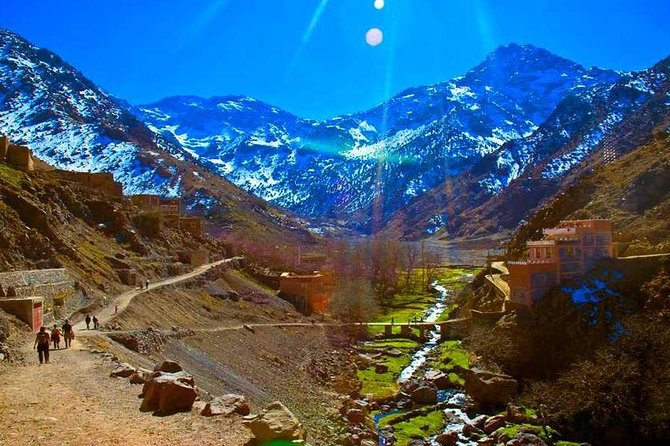 Marrakech High Atlas mountains 3 Valleys waterfalls & Camel Ride - Argan women’s cooperative, turning your visit into real support