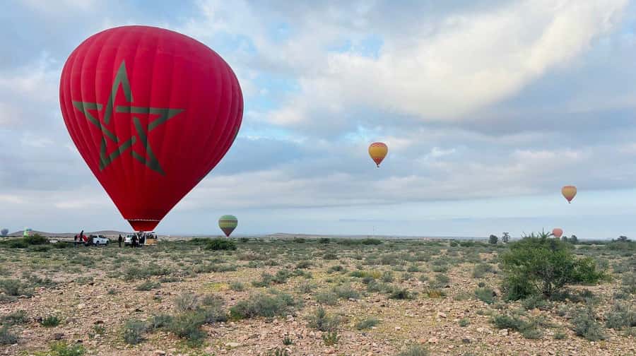 Marrakech: Hot Air Balloon Ride with Breakfast & Transfer - From safety briefing to takeoff: how the camp morning runs