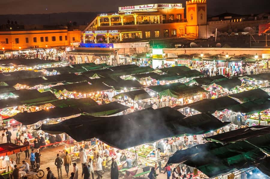 Marrakech: Jemma El Fnaa Food Tour with Dinner - Dinner at Chez Lamine Hadj Mustapha: Eating in the Square Like Locals