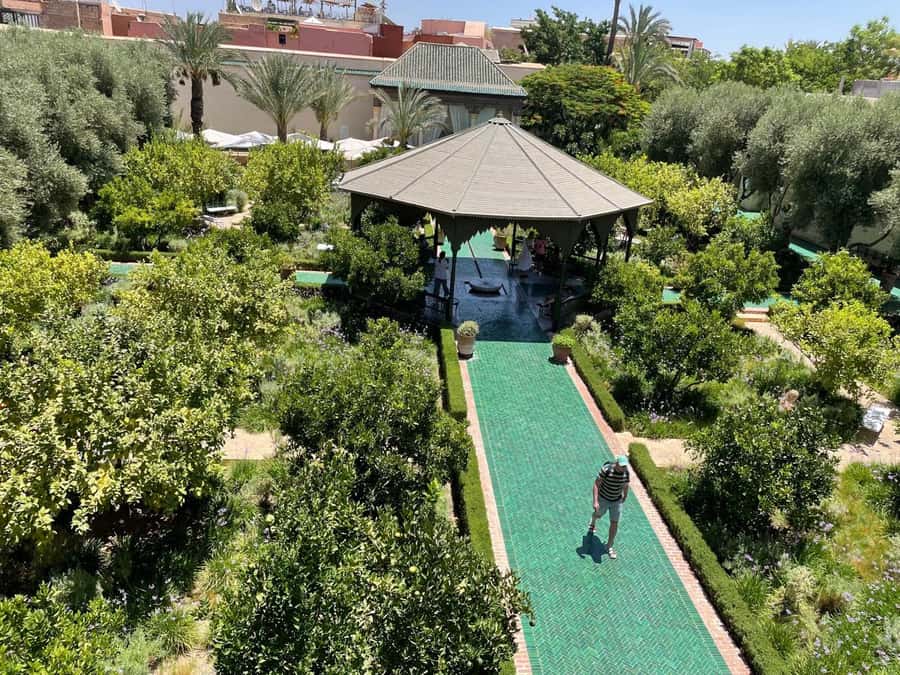 Marrakech: Madrasa Ben Youssef, Secret Garden & Medina Tour - Starting at Cafe Argana: how the tour threads the Medina