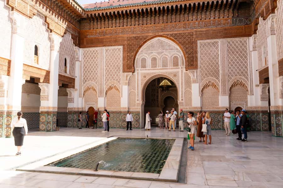 Marrakech: Madrassa Ben Youssef, Secret Garden & Medina Tour - Timing, Walking Pace, and Weather Reality