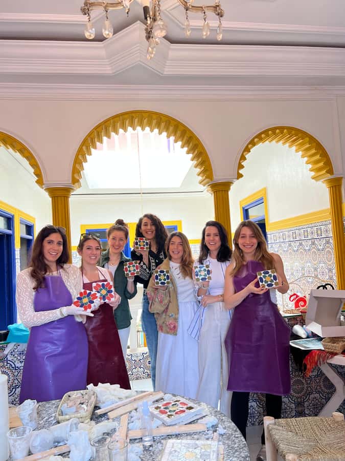 Marrakech: Make Your Own Moroccan Zellige Mosaic Masterpiece - Finding the studio, and what to expect when you arrive