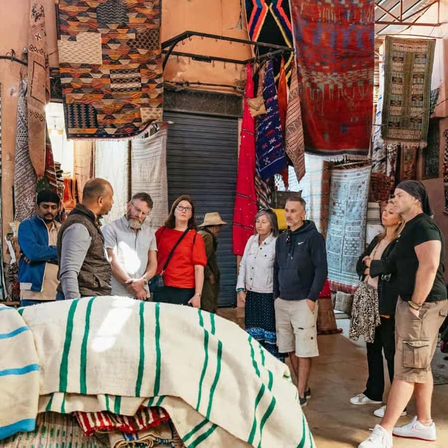 Marrakech: Medina and Souks Walking Tour - Carpets and Rugs Across Berber Tribes, Plus Rug Shipping
