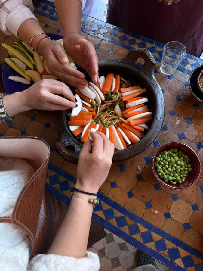 Marrakech: Moroccan Cooking Class with a Local Family - Tea, Menu Talk, and the First Big Ingredient Lesson