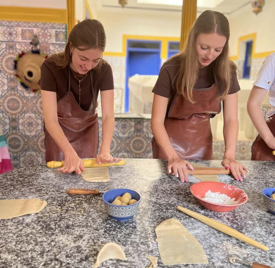 Marrakech: Moroccan Pastries and Tea Class with a Local - Class Setup in a Marrakech Kitchen (What 150 Minutes Feels Like)