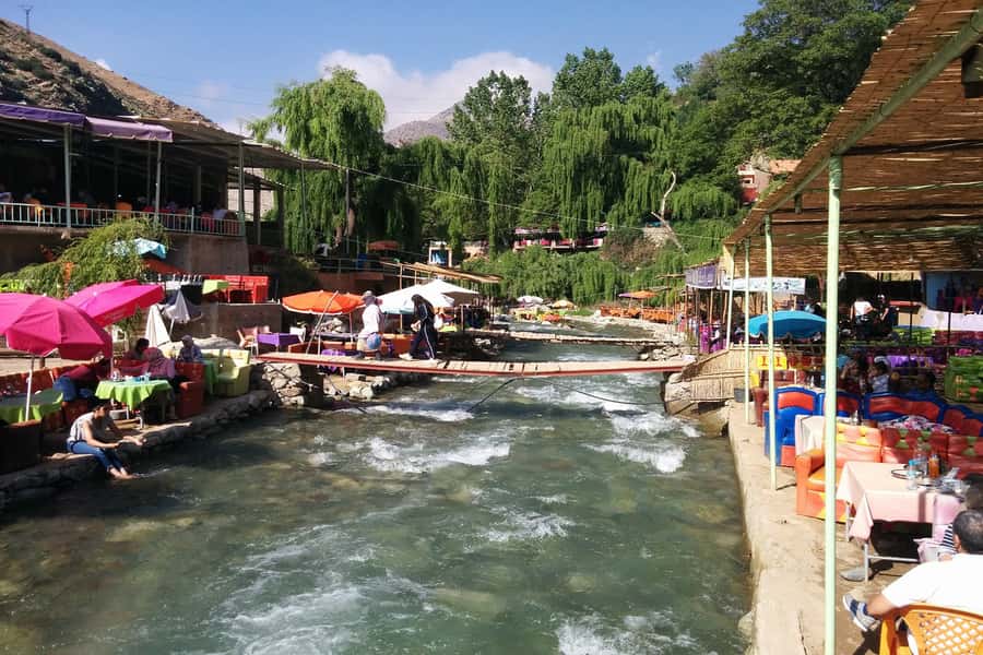 Marrakech: Ourika Valley and Atlas Mountains Day Trip - Setti Fatma waterfall hike: short distance, real effort