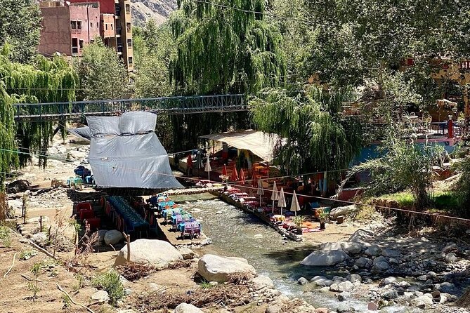 Marrakech: Ourika Valley & Atlas Mountains Shared Trip with lunch - Lunch by the river: a strong part of the day
