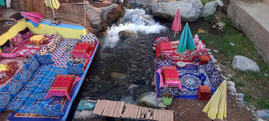 Marrakech: ourika valley Atlas Mountains & Waterfalls Trip - Optional riverside lunch: plan for extra cost