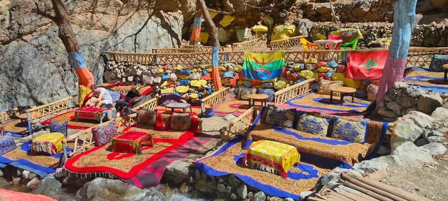 Marrakech: Ourika Valley Waterfalls & Atlas Mountains Trip - Setti Fatma waterfall hike: steep steps, good pacing, and real support