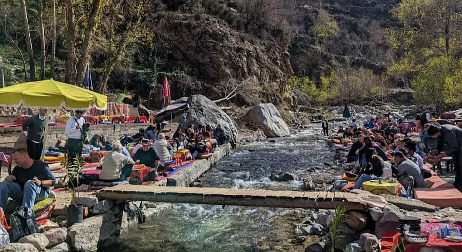 Marrakech: Ourika Valley Waterfalls Hike & Traditional Lunch - Riverside Moroccan Lunch: Great Value, Just Confirm the Details