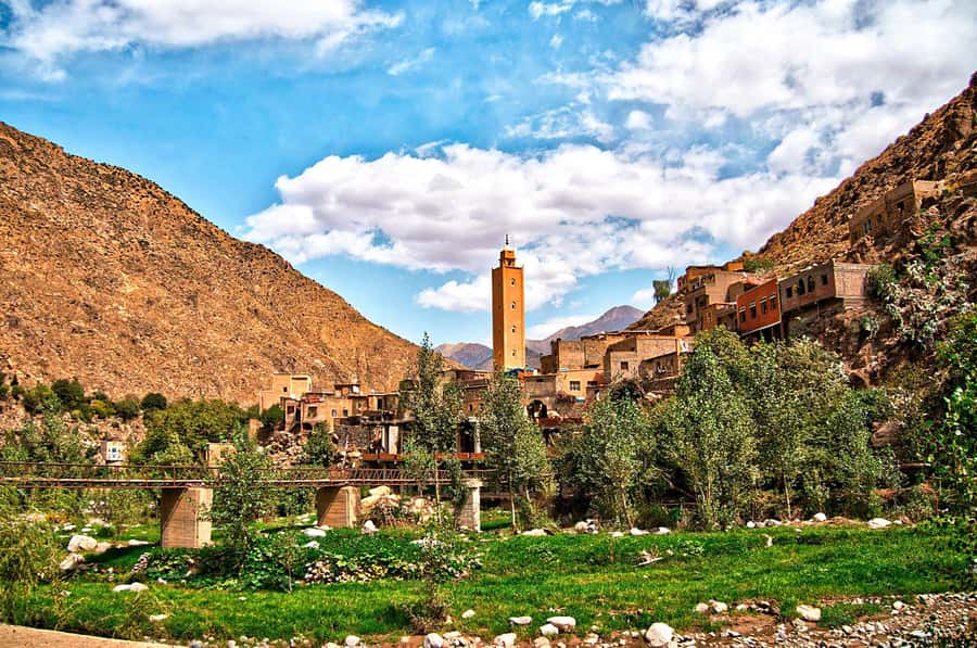 Marrakech: Ourika Valley with guid + lunch +Atlas Mountains - Berber house visit and the argan oil cooperative stops