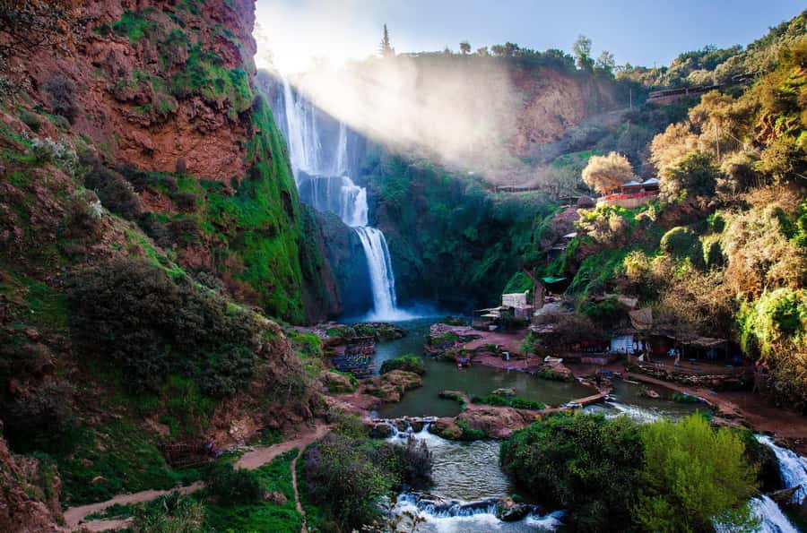 Marrakech : Ouzoud Waterfalls & Guided Tour & Boat Ride - Leaving Marrakech for the Middle Atlas and Berber valleys