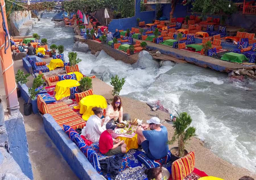 Marrakech: Ouzoud Waterfalls Trip, Guide & Boat + Lunch - Ouzoud Falls: a 110-meter curtain you can hear before you see