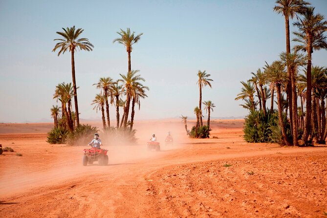 Marrakech Palm Grove 2-Hour Quad Biking Adventure. - On the trail: rocky riverbeds, off-road access, and desert variety