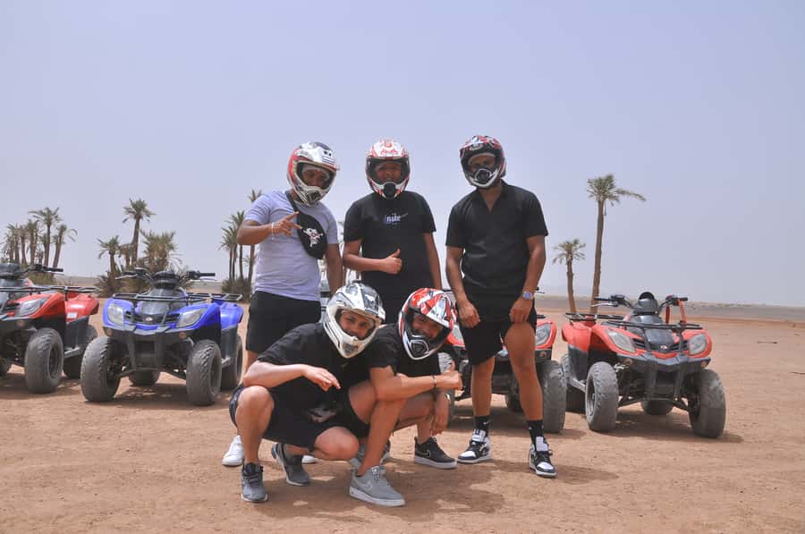 Marrakech: Palm Grove and Jbilat Desert Quad Bike Tour - Small-group energy: up to 10, often more personal