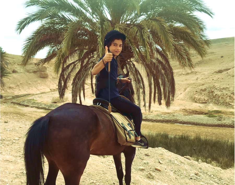 Marrakech: Palm Grove Horseback Riding Tour - Mint tea in a tent: the break that makes it feel Moroccan