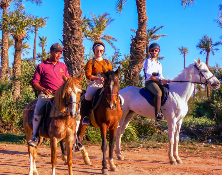 Marrakech: Palm Grove Horseback Riding Tour - Village life outside the city center, explained as you ride