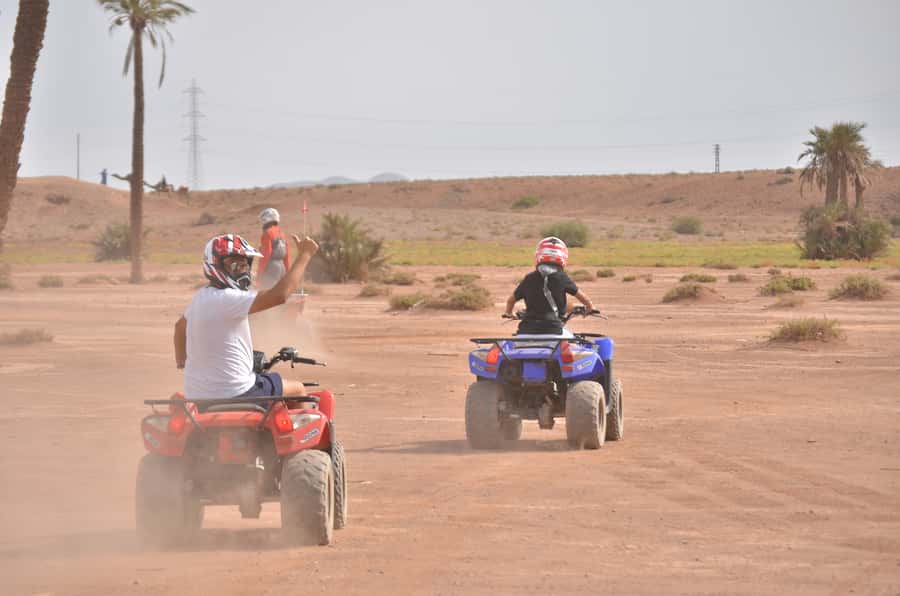 Marrakech: Palm Grove Quad Bike Tour - Pickup in Marrakesh, Before the Dust Starts