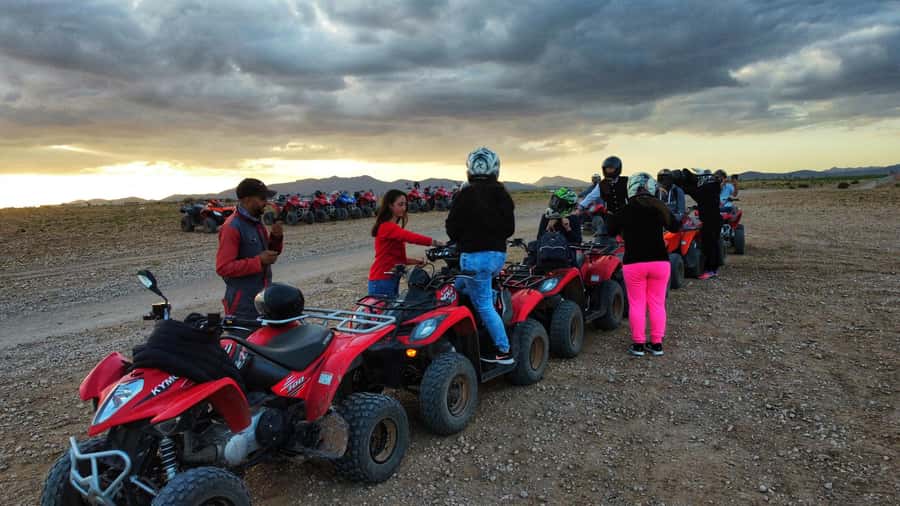 Marrakech: Palmeraie Guided Quad Biking Tour with Tea - Quad bikes in Marrakech Palmeraie: what the 2 hours feels like