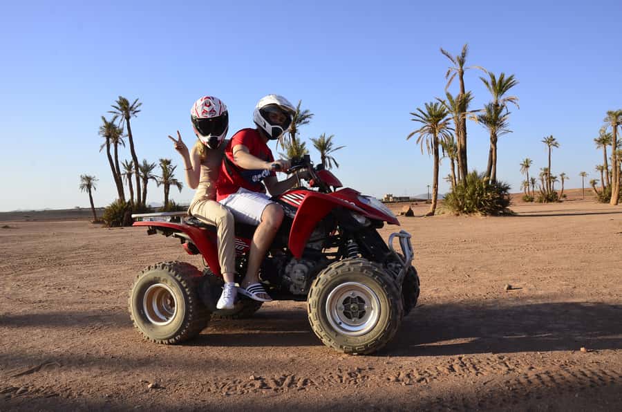 Marrakech: Palmeraie Guided Quad Tour with Tea Break - Your first quad run: 45 minutes in the Palmeraie