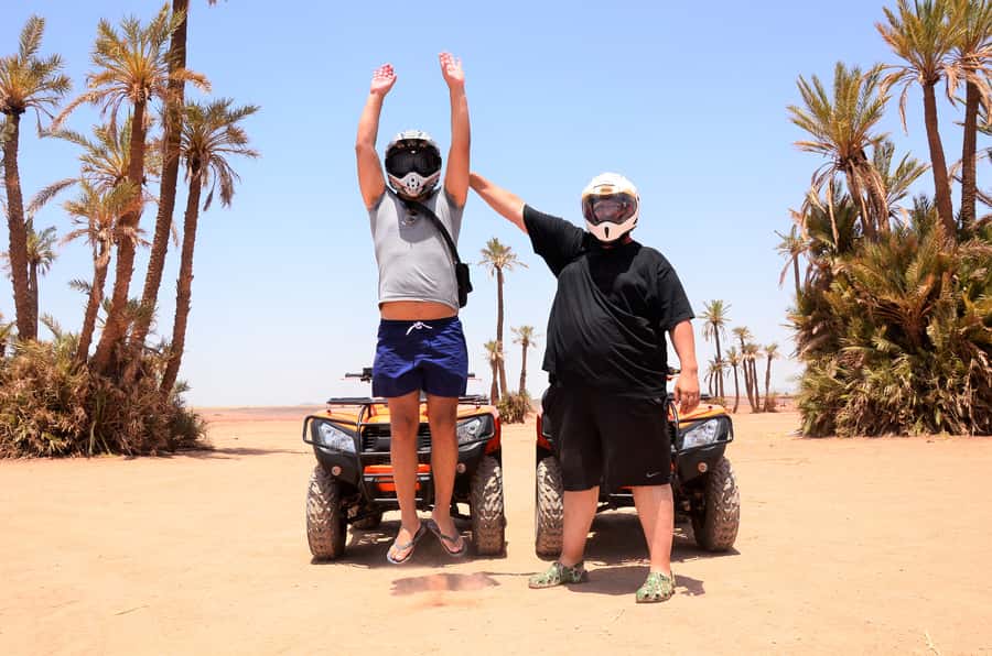 Marrakech: Palmeraie Guided Quad Tour with Tea Break - Second ride plus tea break: the Marrakech reset button