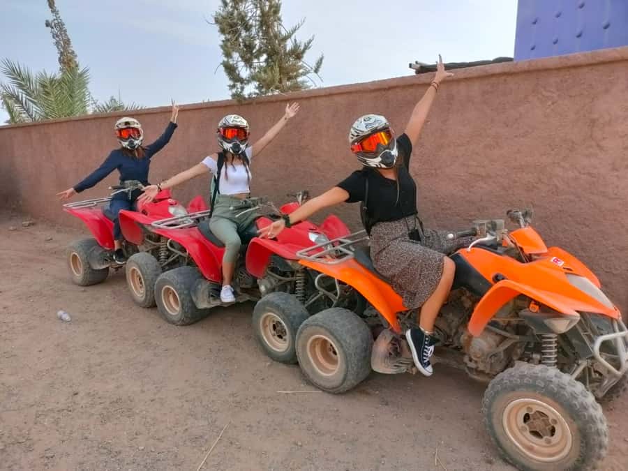 Marrakech: Palmeraie Quad Bike & Traditional Moroccan Spa - The mint tea village stop: where the day turns from fast to relaxed
