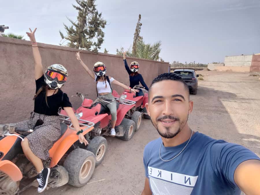 Marrakech: Palmeraie Quad Bike & Traditional Moroccan Spa - The Palmeraie quad bike ride: what the terrain is really like