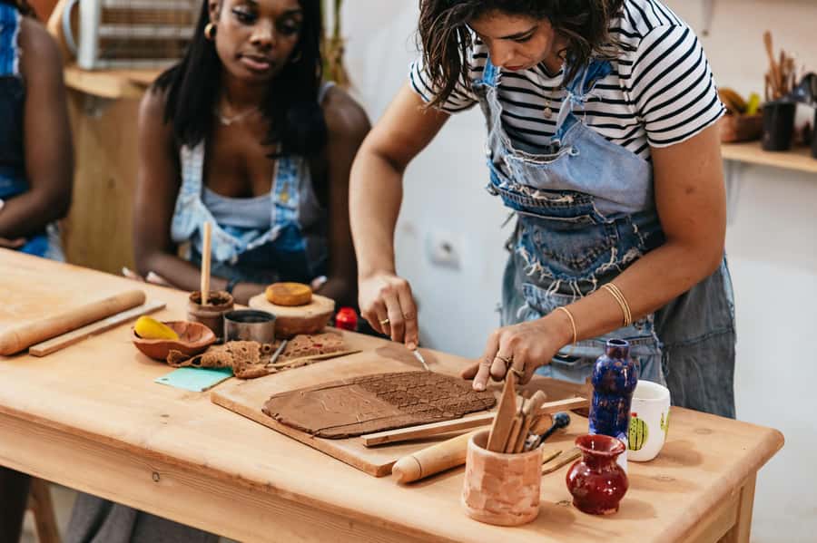 Marrakech: Pottery Workshop with Moroccan Tea - Taking your pottery home, drying, decorating, and optional firing