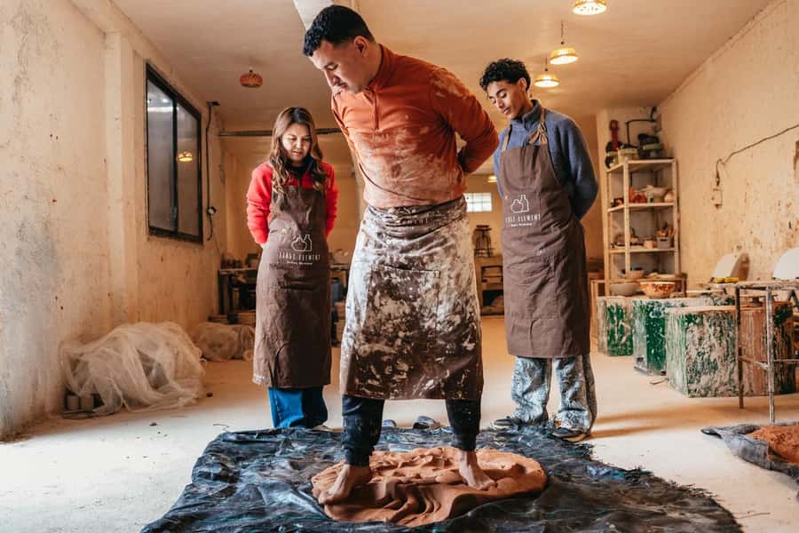 Marrakech: Pottery Workshop - Inside the Workshop: Clay Prep and Workshop Rhythm
