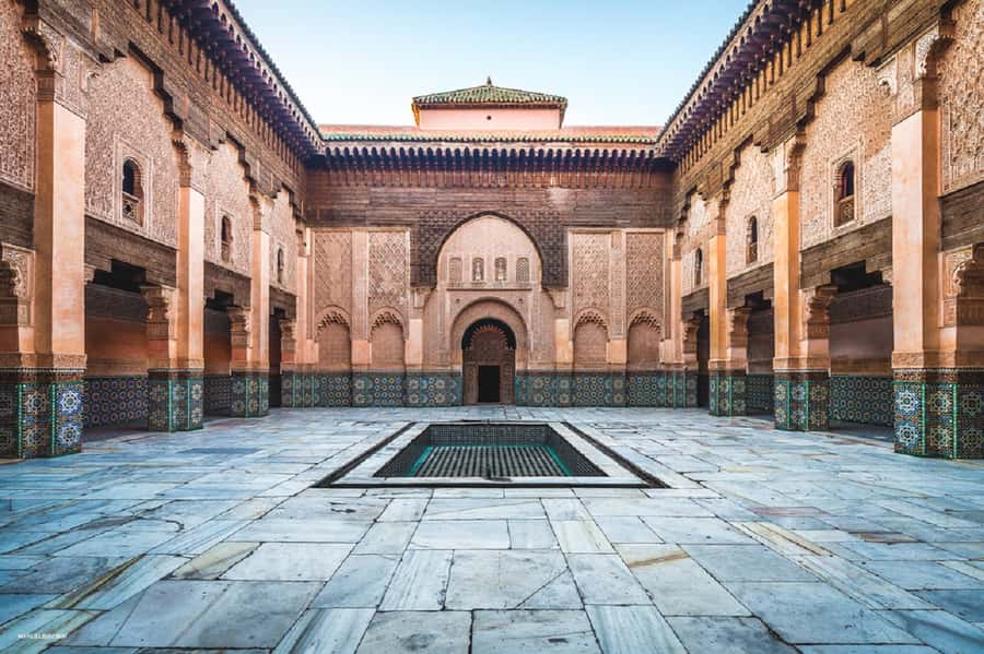 Marrakech: Private Full-Day City Tour w/ Majorelle Garden - First stop: getting oriented at Koutoubia Mosque