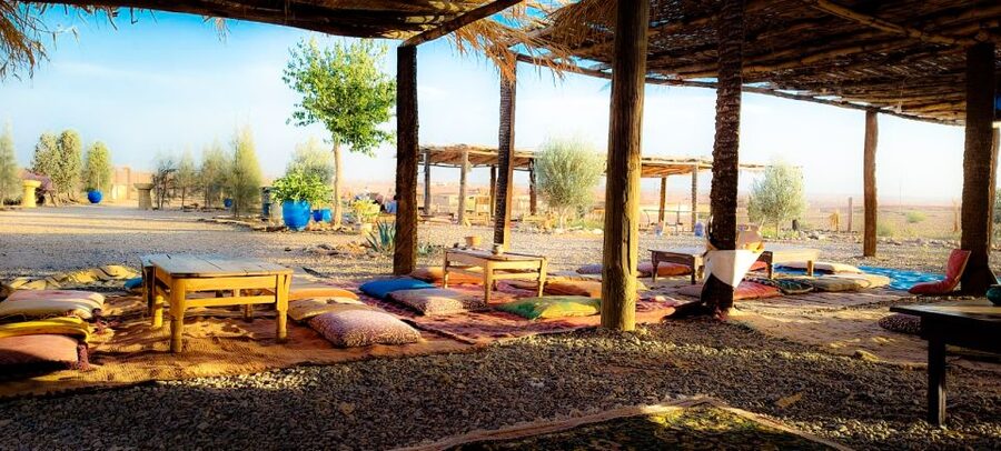 Marrakech: Private Palm Grove Camel and Quad Bike Ride - Photography break and palm-leaf details with Jallal’s help