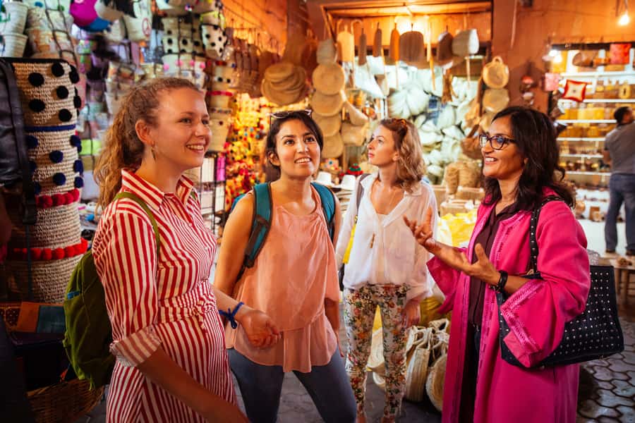 Marrakech: Private Souks Tour with Tea and Traditional Snack - The Women’s Cooperative Stop You Will Actually Remember