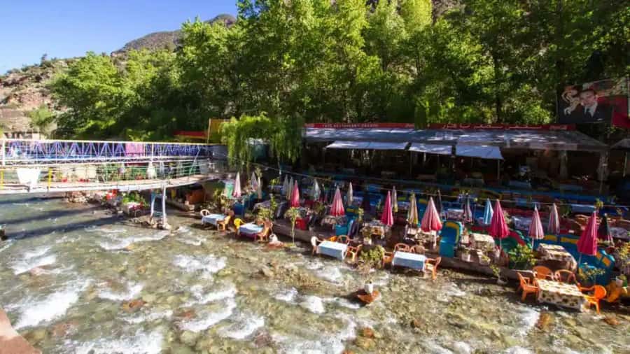 Marrakech : Private To Ourika Valley Atlas Mountains & Lunch - Setti Fatma waterfall hike: worth it, but come ready for stairs