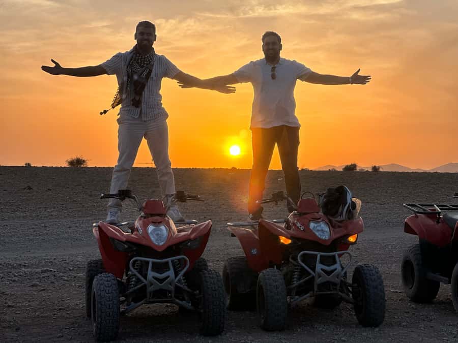 Marrakech: quad Adventure at the Dunes of the palmery desert - The ride you’re really signing up for: Palmeraie palms and desert terrain