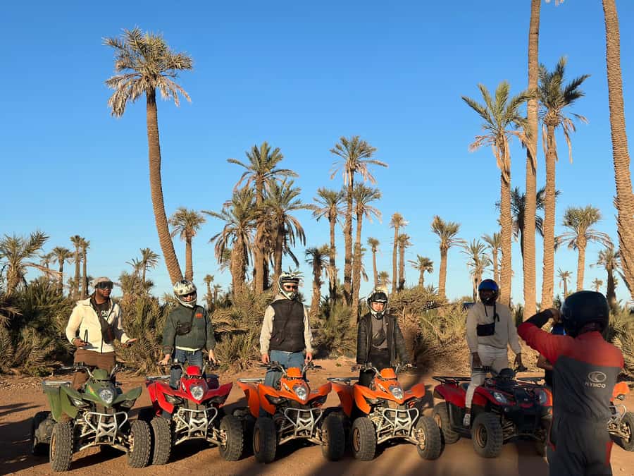 Marrakech: quad Adventure at the Dunes of the palmery desert - How the 3-hour schedule feels in real life