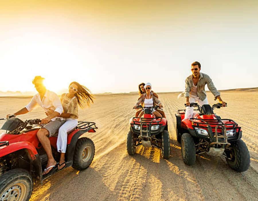 Marrakech : Quad Bike and Camel Ride with dinner in Agafay - Hotel pickup and the road out of Marrakech