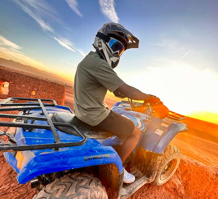 Marrakech Quad Bike Experience: Desert and Palmeraie - Views You’ll Notice: Atlas Mountains and Sunset Timing