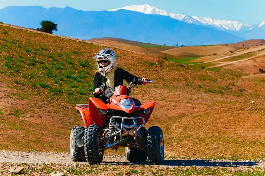 Marrakech: Quad Bike Tour to Palm Oasis and Jbilat Desert - Photo stops, balloons overhead, and getting memorable videos