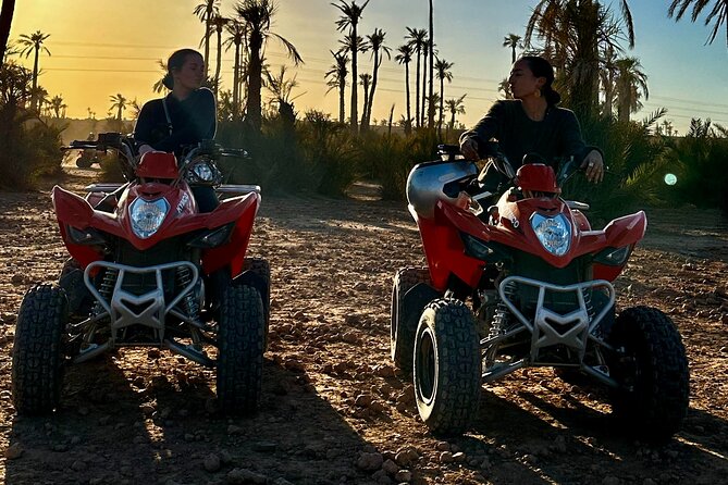 Marrakech: Quad tour in the Palmeraie and desert jbilet - Quad Setup, Helmets, Goggles, and First-Timer Instructions