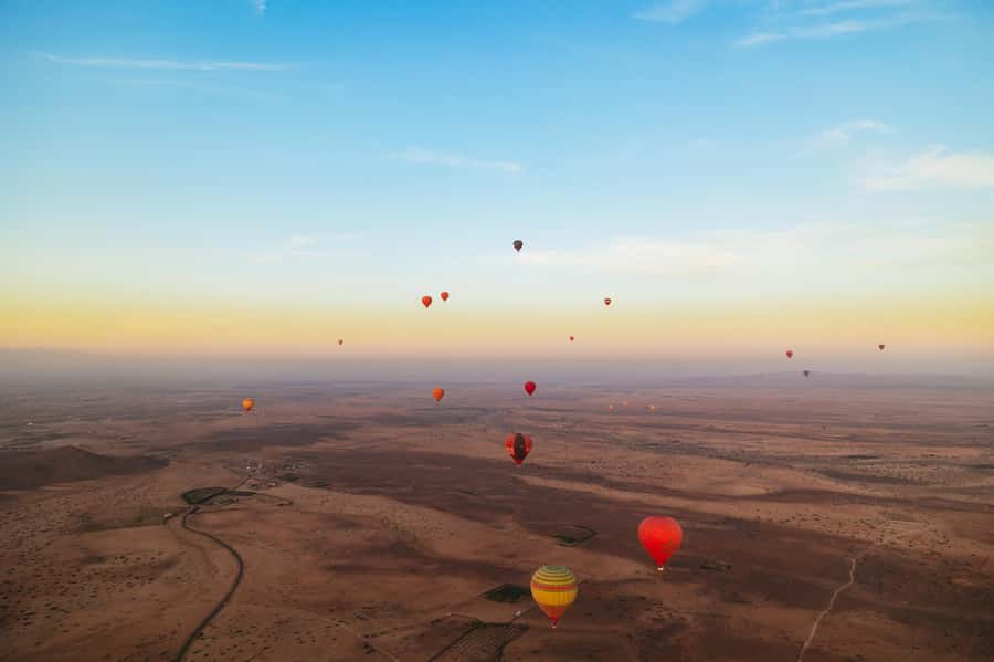 Marrakech: Shared Balloon Flight with Tea - Mint tea at a Berber home, plus the post-flight food moment