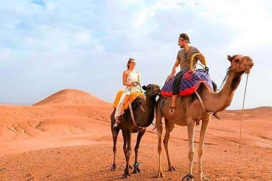 Marrakech: Sunset Dinner in Agafay Desert with Camel Ride - Berber music and the fire show, entertainment with real atmosphere
