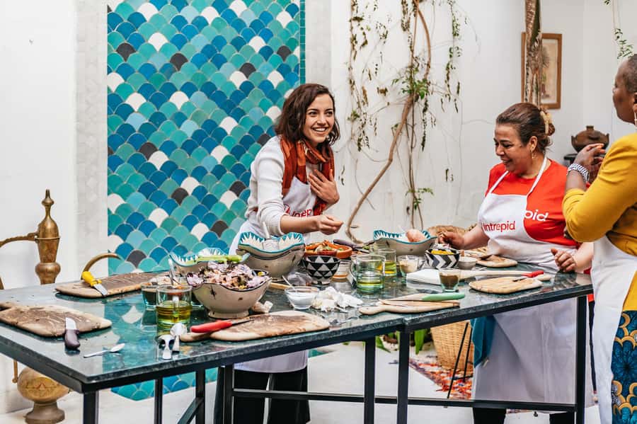 Marrakech: Tajine Cooking Class in a Traditional Riad - Mint tea, cookies, and the taste of Marrakech before the cooking begins