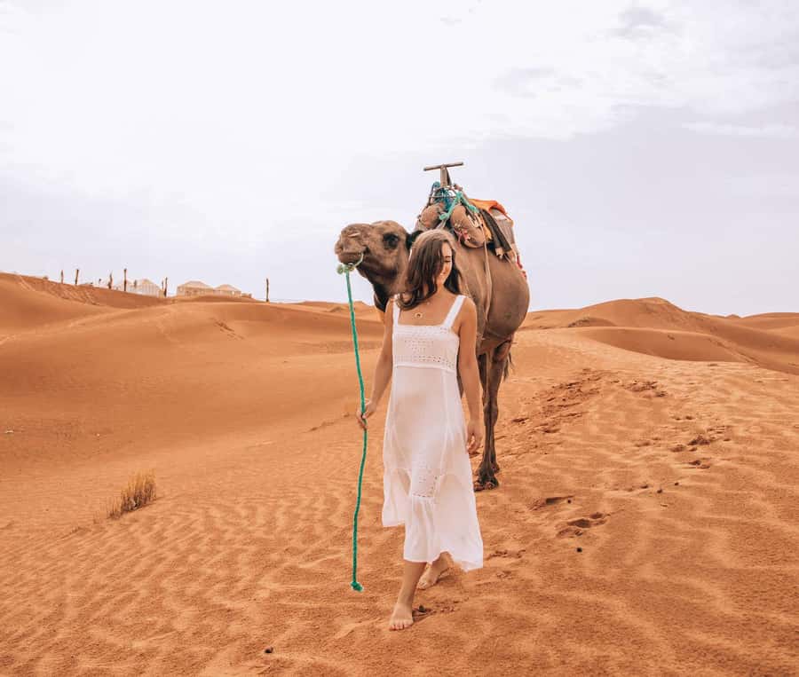 Marrakech to Fes: Quad, Dinner, Camel, 3-Day Desert Tour - The Tinghir area at night: hotel comfort before the dunes