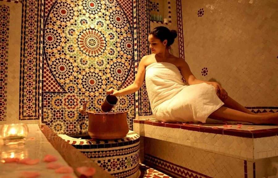 Marrakech: Traditional Hammam & Massage & Hotel Transfer - Inside the Hammam: Steam Room, Eucalyptus, Black Soap, Kessa-Glove