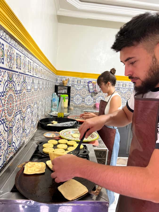 Marrakech: Traditional Moroccan Crepes & Bread Cooking Class - What you eat: tasting, pairing, and the take-home bread moment