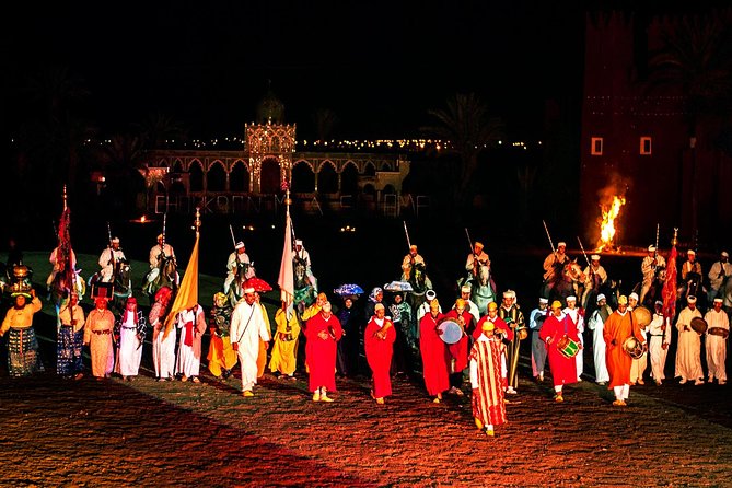 Marrakech: Traditional Moroccan Dinner and Folklore Show (Fantasia) - Group size, venue flow, and comfort during a 3-hour program