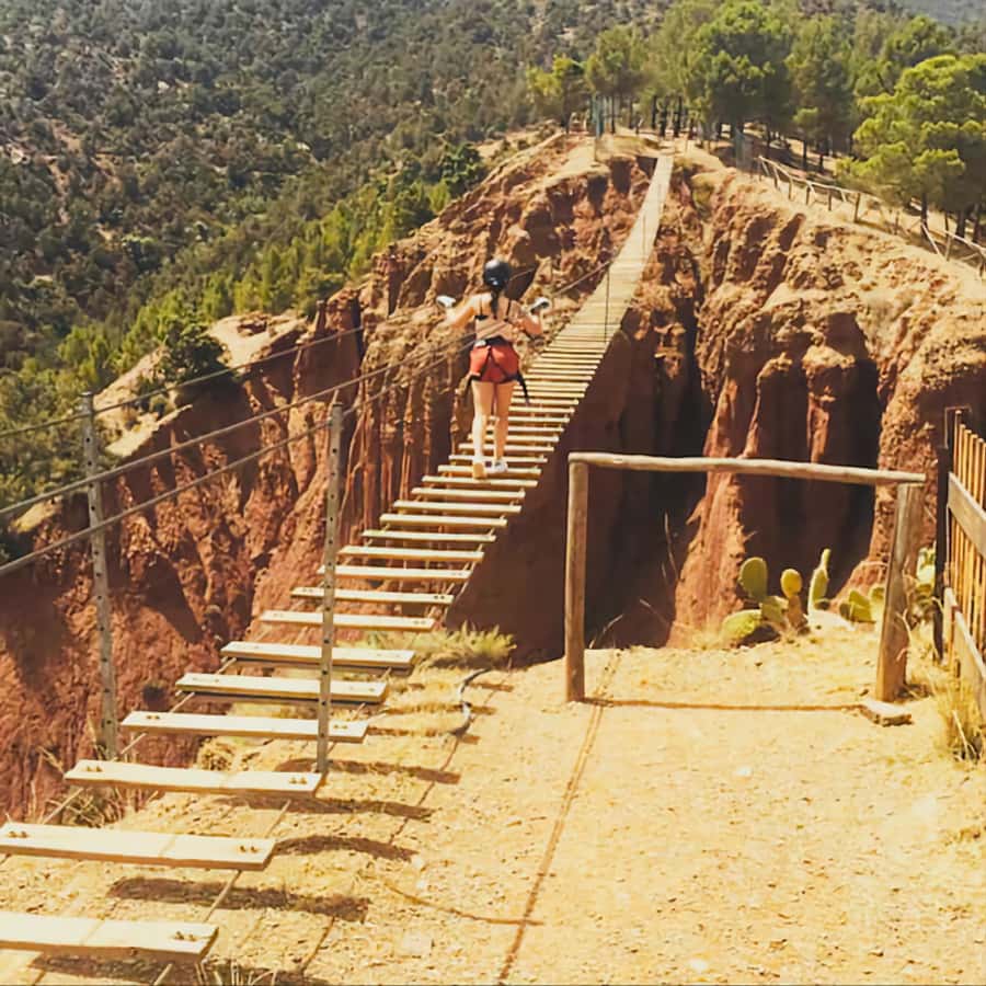 Marrakech: Zip Line in Atlas Mountains & Berber Villages - Bridges and village views, plus that post-zip reset