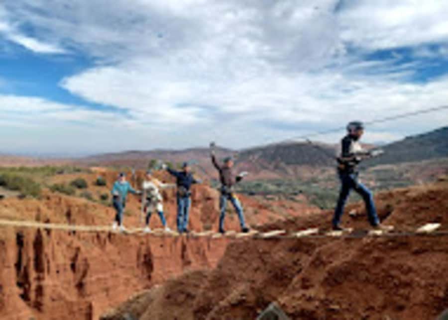Marrakech: Zip-Line in the Atlas Mountains & Berber villages - The Drive Out of Marrakech: Tahnaout Viewpoints and Old-Village Photos