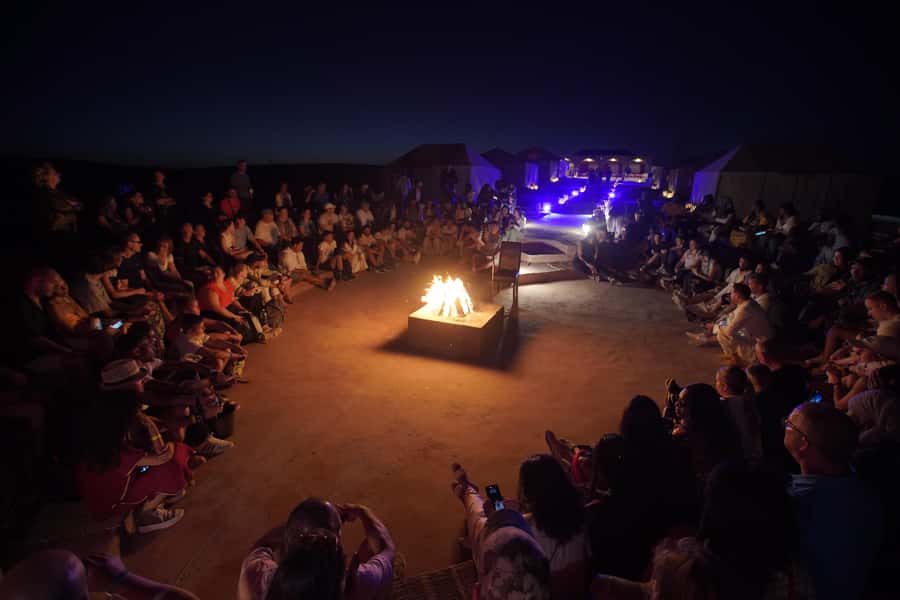 Marrakesh: Agafay Desert 3-Course Dinner Show & Pool Access - The 3-Course Moroccan Dinner Under a Tent